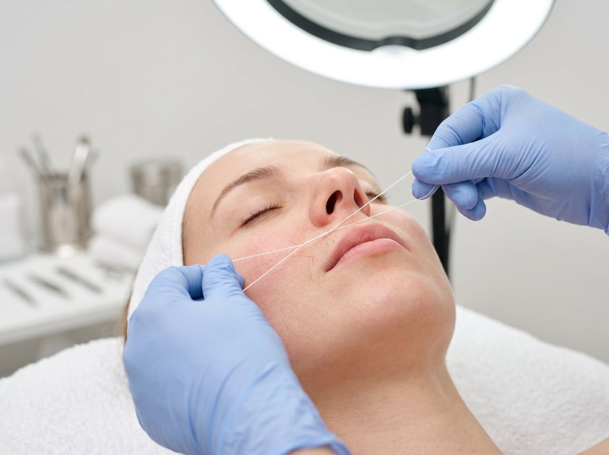 Upper Lip Threading